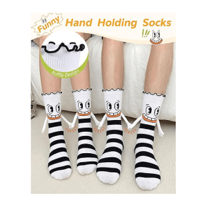 Funny Magnetic Hand Holding Socks for Women2 Funny Magnetic Hand Holding Socks for Women2