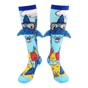 Kids’ 3D Animal Knee High Crazy Socks1