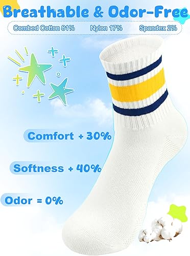 Kids Cotton Crew Socks2