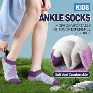Kids Merino Wool Ankle Hiking Socks2 Kids Merino Wool Ankle Hiking Socks2
