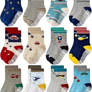 Kids Non-Skid Anti-Slip Crew Socks1