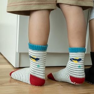 Kids Non-Skid Anti-Slip Crew Socks2