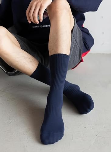 Men’s Cotton Crew Athletic Socks2