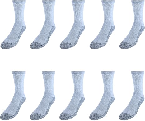 Men’s Cushioned Work Crew Socks1
