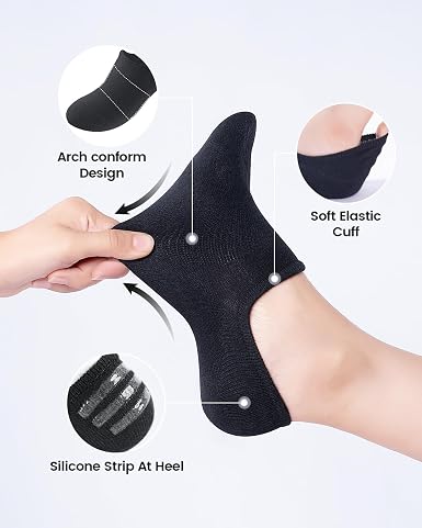 No Show Invisible Liner Socks for Women & Men3
