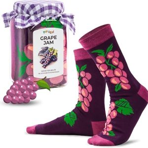 Novelty Fruit Jam Crew Socks2 Novelty Fruit Jam Crew Socks2