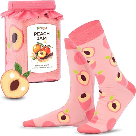 Novelty Fruit Jam Crew Socks3