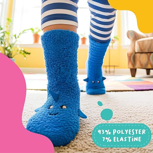 Sloth Plush Fuzzy Slipper Socks for Women & Teens1