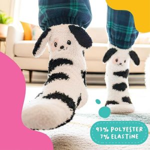 Sloth Plush Fuzzy Slipper Socks for Women & Teens2 Sloth Plush Fuzzy Slipper Socks for Women & Teens2