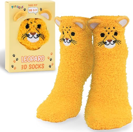Sloth Plush Fuzzy Slipper Socks3