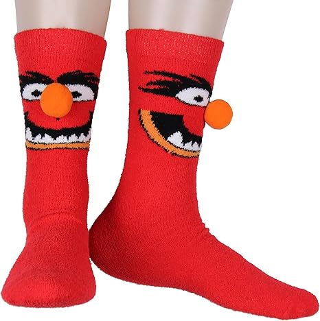 The Muppets Animal Fuzzy Plush Crew Socks1