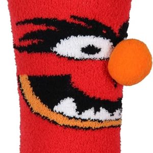 The Muppets Animal Fuzzy Plush Crew Socks2 The Muppets Animal Fuzzy Plush Crew Socks2