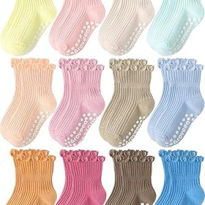 Toddler Girls Non-Slip Ruffle Socks1