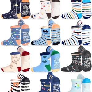 Toddler Non-Slip Crew Socks1