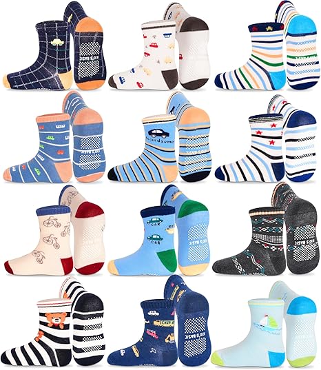 Toddler Non-Slip Crew Socks1