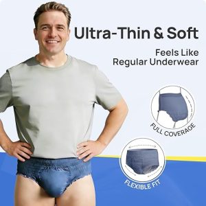 Ultra Thin Men’s Incontinence Underwear2