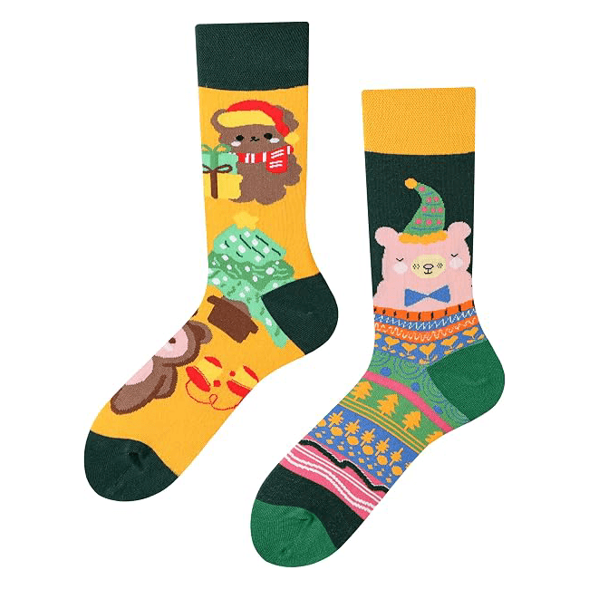 Unisex Asymmetric Novelty Socks3