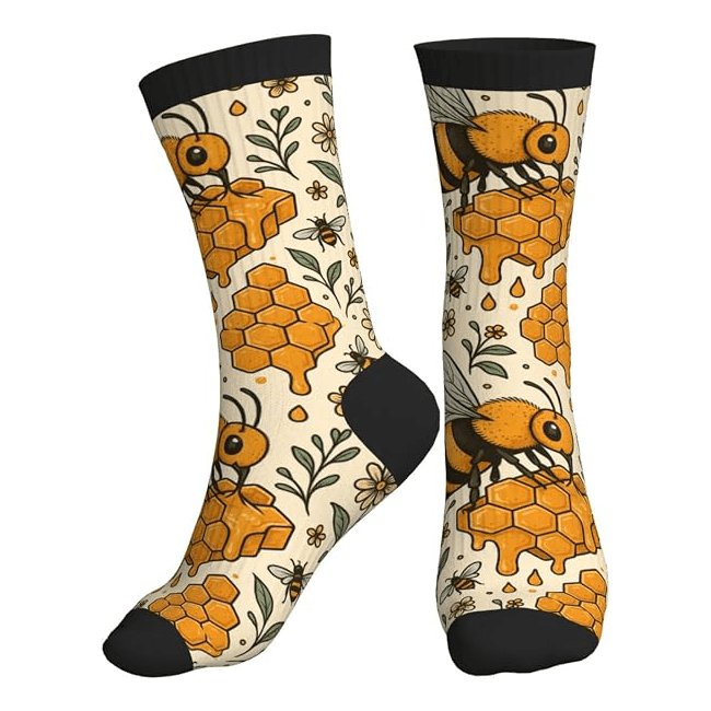 Unisex Novelty Slouchy Crew Socks4
