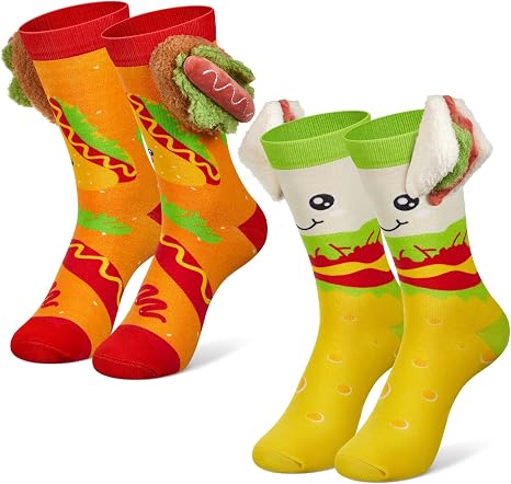 Women’s 3D Food Theme Novelty Socks3