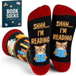 Women’s Book Lover Reading Socks1