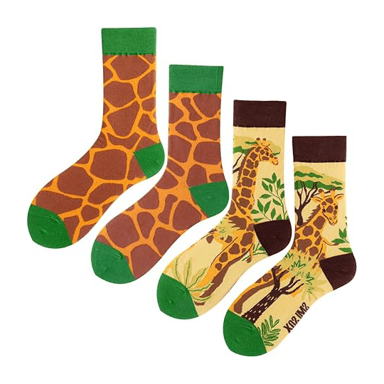 Women’s Cartoon Animal Crew Socks1