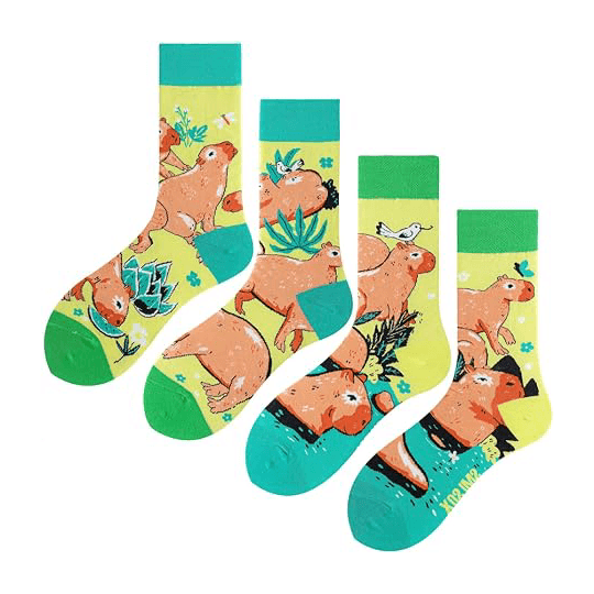 Women’s Cartoon Animal Crew Socks3
