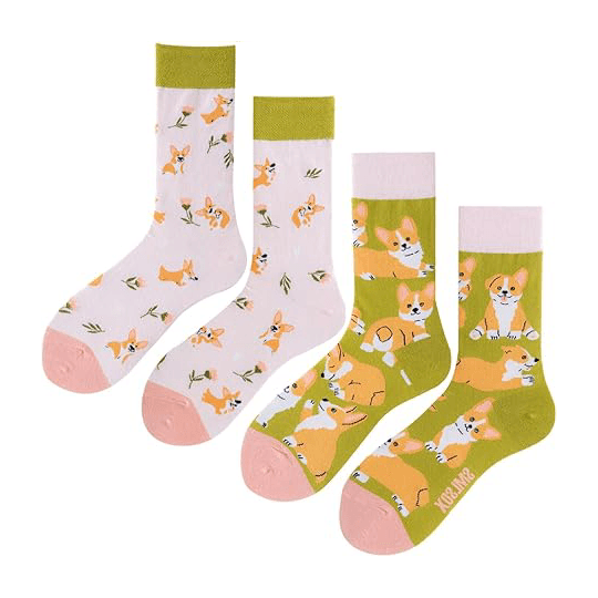 Women’s Cartoon Animal Crew Socks4