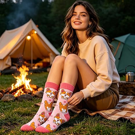 Women’s Colorful Animal Novelty Socks3