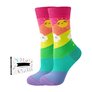 Women’s Colorful Fun Crew Socks1
