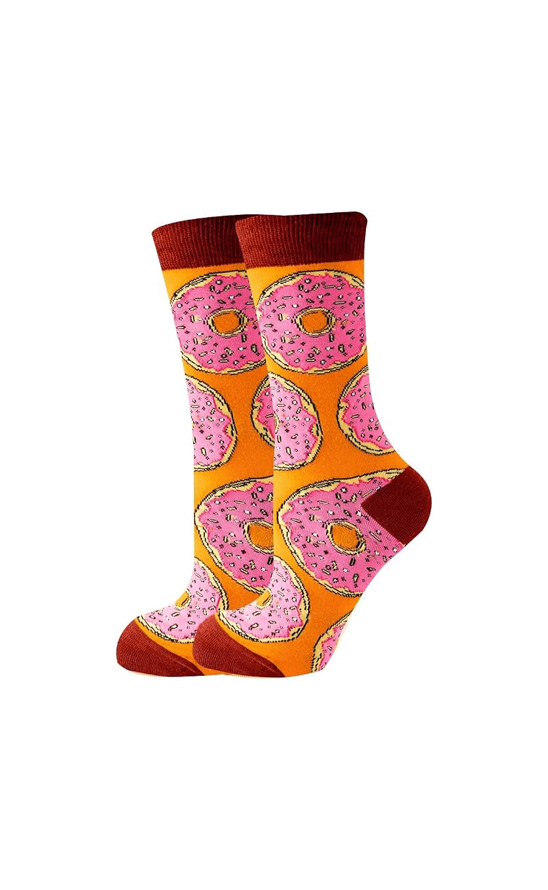 Women’s Colorful Funky Crew Socks3