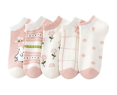 Women’s Cute Animal & Flower Ankle Socks2