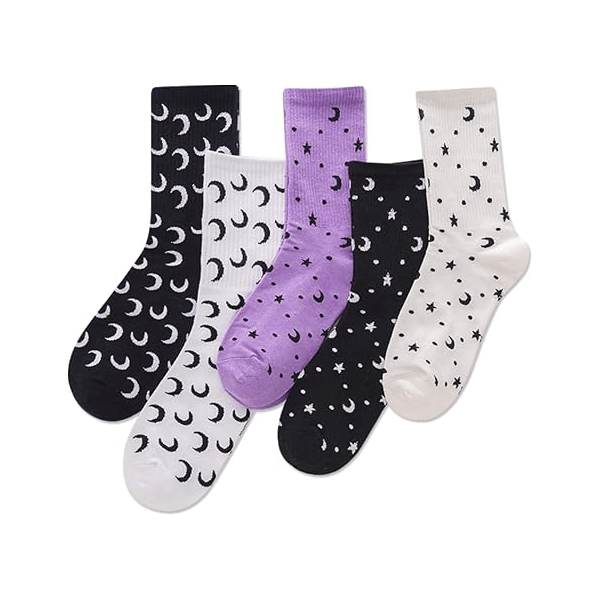 Women’s Cute Animal & Flower Crew Socks1