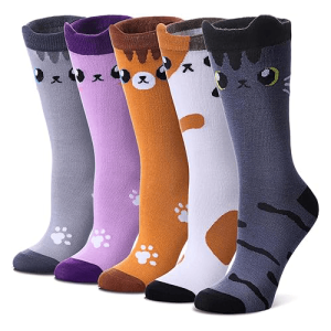 Women’s Cute Cat Crew Socks1