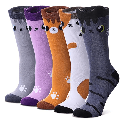 Women’s Cute Cat Crew Socks1