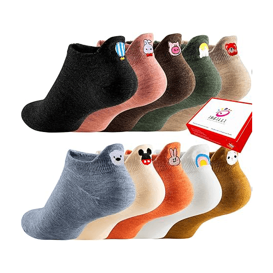 Women’s Cute Embroidered Ankle Socks1