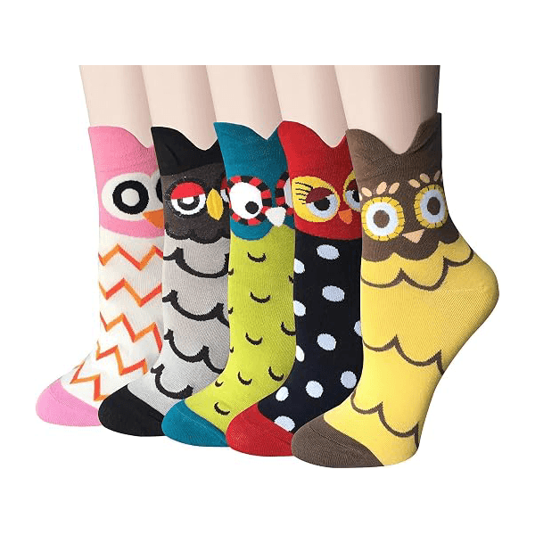 Women’s Cute Novelty Cat Crew Socks3