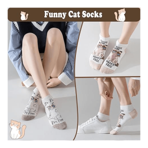 Women’s Funny Cat Ankle Socks2 Women’s Funny Cat Ankle Socks2