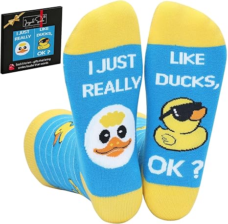 Women’s Funny Duck Crew Socks1