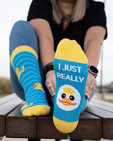 Women’s Funny Duck Crew Socks2