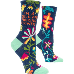 Women’s Funny Quote Crew Socks1