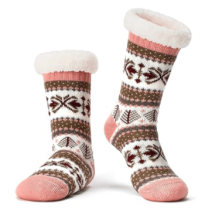 Women’s Fuzzy Non-Slip Gripper Slipper Socks1