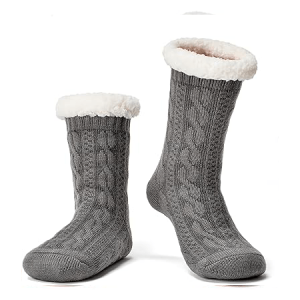 Women’s Fuzzy Non-Slip Gripper Slipper Socks2 Women’s Fuzzy Non-Slip Gripper Slipper Socks2