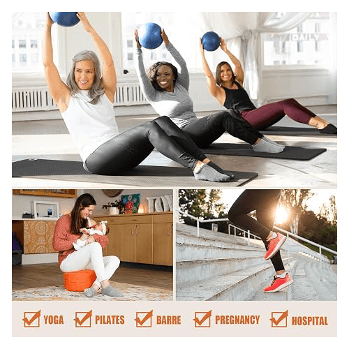 Women’s Non-Slip Pilates Grip Socks3