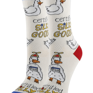 Women’s Silly Goose Novelty Crew Socks1