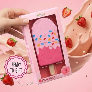 Women’s Strawberry Ice Cream Novelty Socks1