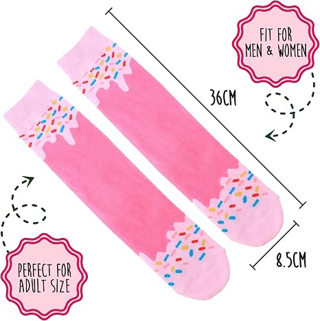 Women’s Strawberry Ice Cream Novelty Socks4