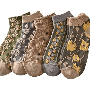 Women’s Vintage Floral Ankle Socks1