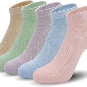 Women’s Viscose Bamboo Mesh Ankle Socks1